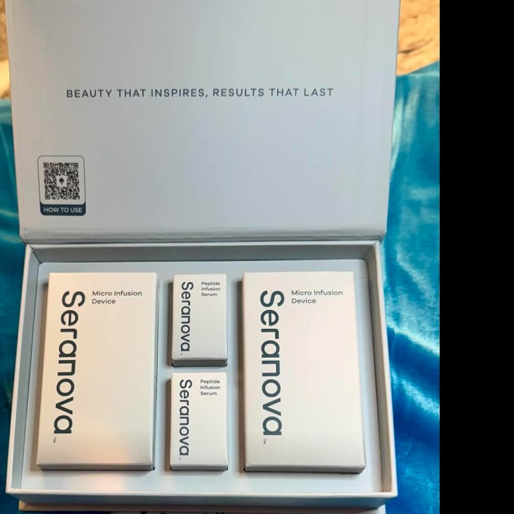 * NEW * SERANOVA Microneedling Infusion Kit, (TWO treatments--one month)